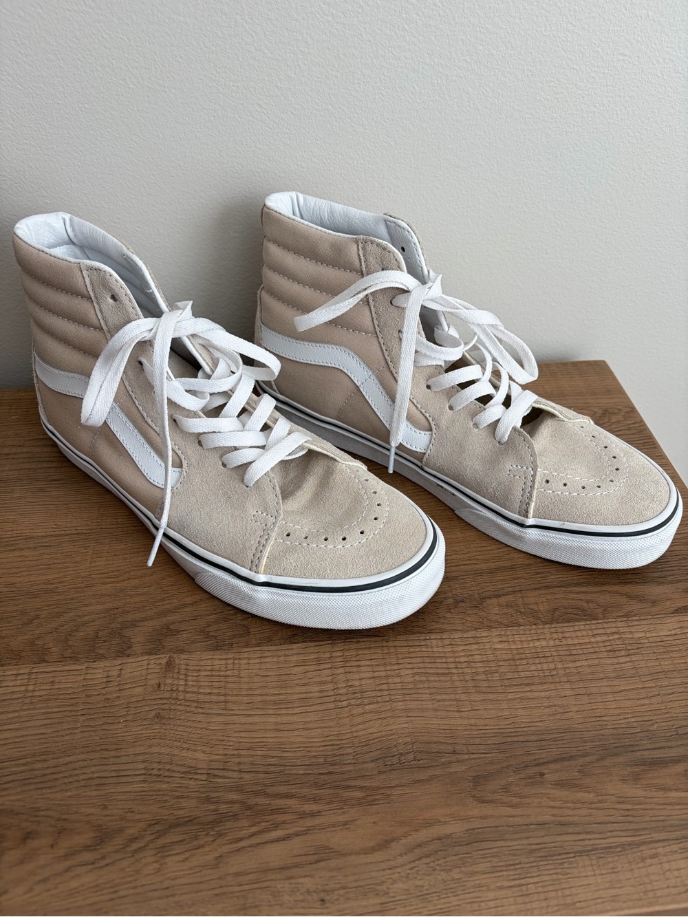 Vans I Free People Sk8-Hi Sneakers in French Oak Tan
